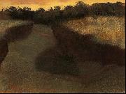 Edgar Degas Wheatfield and Row of Trees China oil painting reproduction